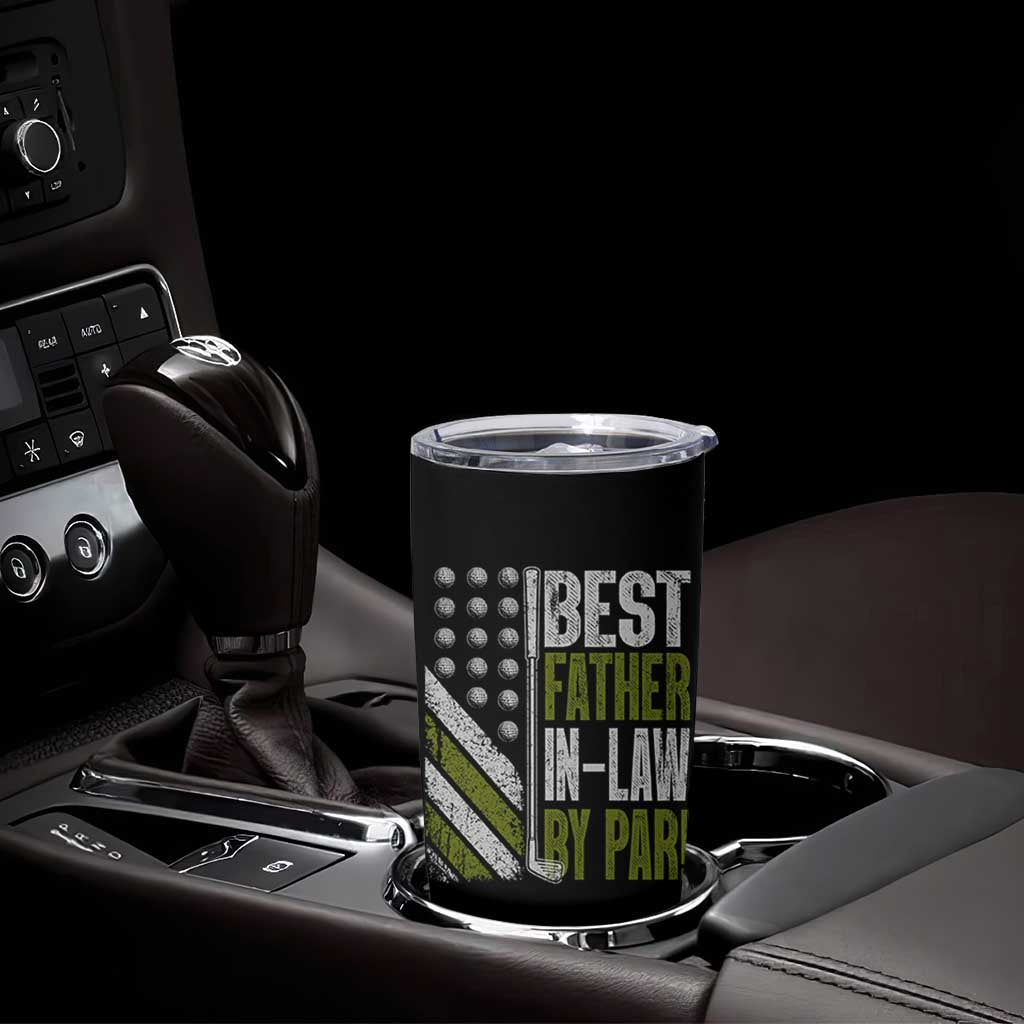 Father In Law Golf Tumbler Cup Best FIL By Par Fathers Day Gift for Golfers