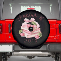 Sweet Chapter 16 Birthday Spare Tire Cover Cherry Books 16th Birthday Gifts For Her Book Lover