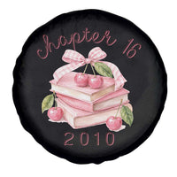 Sweet Chapter 16 Birthday Spare Tire Cover Cherry Books 16th Birthday Gifts For Her Book Lover