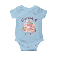 Sweet Chapter 16 Birthday Baby Onesie Cherry Books 16th Birthday Gifts For Her Book Lover