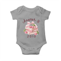 Sweet Chapter 16 Birthday Baby Onesie Cherry Books 16th Birthday Gifts For Her Book Lover