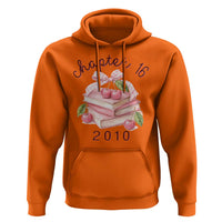 Sweet Chapter 16 Birthday Hoodie Cherry Books 16th Birthday Gifts For Her Book Lover