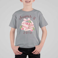 Sweet Chapter 16 Birthday T Shirt For Kid Cherry Books 16th Birthday Gifts For Her Book Lover
