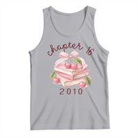 Sweet Chapter 16 Birthday Tank Top Cherry Books 16th Birthday Gifts For Her Book Lover
