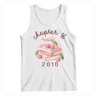 Sweet Chapter 16 Birthday Tank Top Cherry Books 16th Birthday Gifts For Her Book Lover