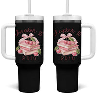 Sweet Chapter 16 Birthday Tumbler With Handle Cherry Books 16th Birthday Gifts For Her Book Lover