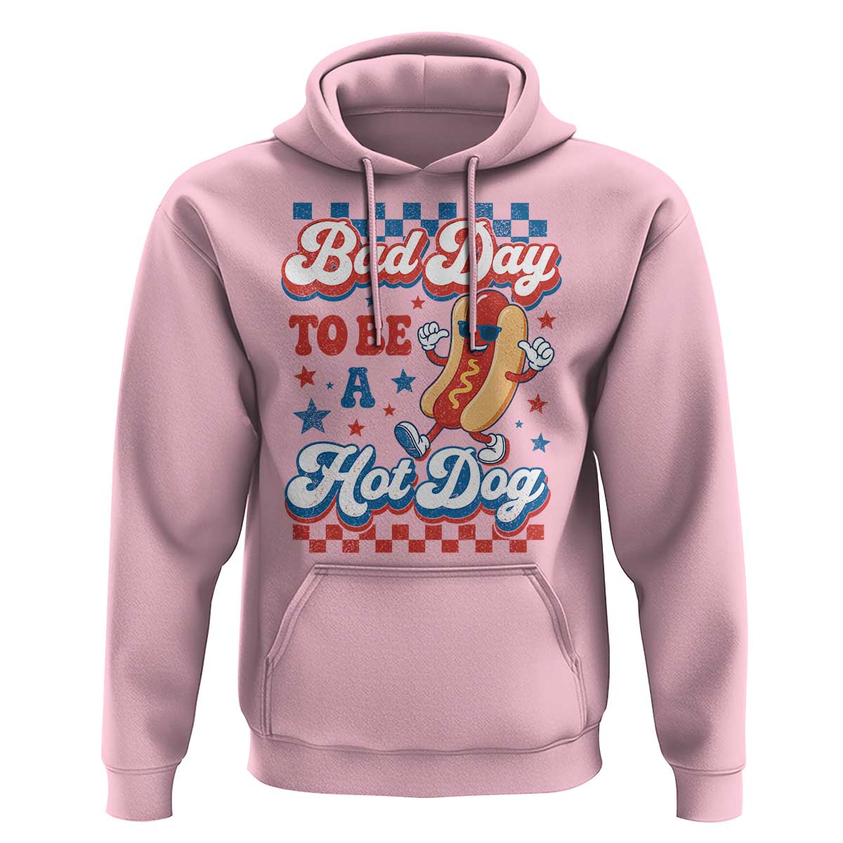 Bad Day To Be A Hot Dog Hoodie Hotdog Lover Wiener 4th Of July