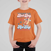 Bad Day To Be A Hot Dog T Shirt For Kid Hotdog Lover Wiener 4th Of July