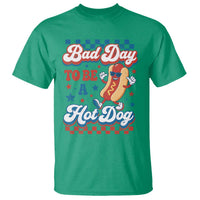 Bad Day To Be A Hot Dog T Shirt Hotdog Lover Wiener 4th Of July