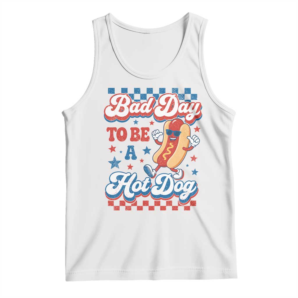 Bad Day To Be A Hot Dog Tank Top Hotdog Lover Wiener 4th Of July