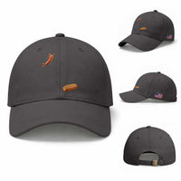 Funny Hot Dog Baseball Cap Hotdog Jumping Into Bun Sausage BBQ Grilling High Dive