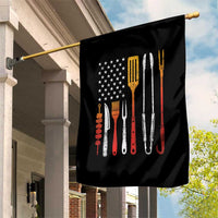 Bbq Smoker Garden Flag Barbecue Chef Smoking Tools Grilling Pit Master USA Flag