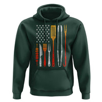 Bbq Smoker Hoodie Barbecue Chef Smoking Tools Grilling Pit Master USA Flag