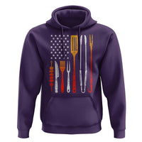 Bbq Smoker Hoodie Barbecue Chef Smoking Tools Grilling Pit Master USA Flag