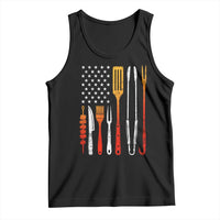 Bbq Smoker Tank Top Barbecue Chef Smoking Tools Grilling Pit Master USA Flag