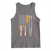 Bbq Smoker Tank Top Barbecue Chef Smoking Tools Grilling Pit Master USA Flag