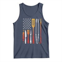 Bbq Smoker Tank Top Barbecue Chef Smoking Tools Grilling Pit Master USA Flag