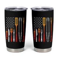 Bbq Smoker Tumbler Cup Barbecue Chef Smoking Tools Grilling Pit Master USA Flag