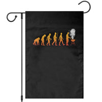 Funny BBQ Garden Flag Evolution Of Grill Master Grilling Gifts Meat Smoking