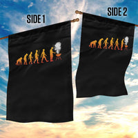 Funny BBQ Garden Flag Evolution Of Grill Master Grilling Gifts Meat Smoking
