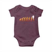 Funny BBQ Baby Onesie Evolution Of Grill Master Grilling Gifts Meat Smoking