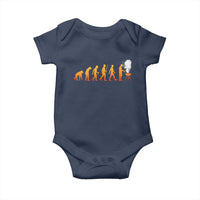 Funny BBQ Baby Onesie Evolution Of Grill Master Grilling Gifts Meat Smoking