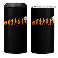 Funny BBQ 4 in 1 Can Cooler Tumbler Evolution Of Grill Master Grilling Gifts Meat Smoking