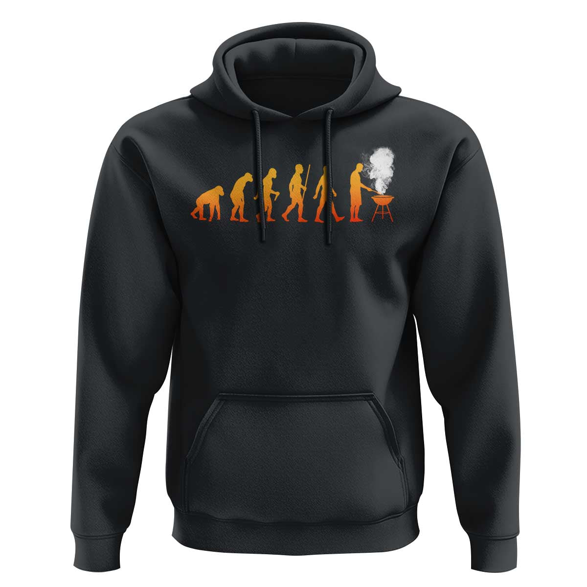 Funny BBQ Hoodie Evolution Of Grill Master Grilling Gifts Meat Smoking