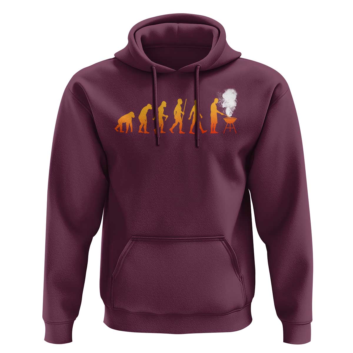 Funny BBQ Hoodie Evolution Of Grill Master Grilling Gifts Meat Smoking
