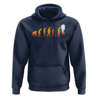 Funny BBQ Hoodie Evolution Of Grill Master Grilling Gifts Meat Smoking