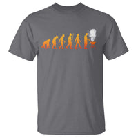 Funny BBQ T Shirt Evolution Of Grill Master Grilling Gifts Meat Smoking