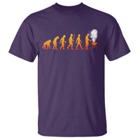 Funny BBQ T Shirt Evolution Of Grill Master Grilling Gifts Meat Smoking