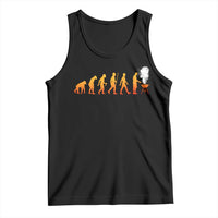 Funny BBQ Tank Top Evolution Of Grill Master Grilling Gifts Meat Smoking