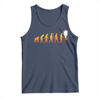 Funny BBQ Tank Top Evolution Of Grill Master Grilling Gifts Meat Smoking