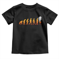 Funny BBQ Toddler T Shirt Evolution Of Grill Master Grilling Gifts Meat Smoking