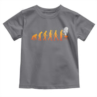 Funny BBQ Toddler T Shirt Evolution Of Grill Master Grilling Gifts Meat Smoking