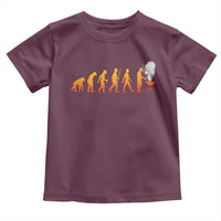 Funny BBQ Toddler T Shirt Evolution Of Grill Master Grilling Gifts Meat Smoking