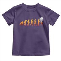 Funny BBQ Toddler T Shirt Evolution Of Grill Master Grilling Gifts Meat Smoking