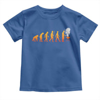 Funny BBQ Toddler T Shirt Evolution Of Grill Master Grilling Gifts Meat Smoking