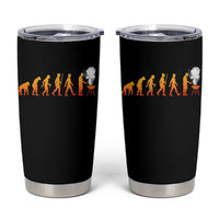 Funny BBQ Tumbler Cup Evolution Of Grill Master Grilling Gifts Meat Smoking