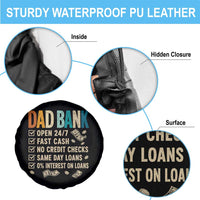 Funny Dad Spare Tire Cover Retro Dad Bank Fathers Day