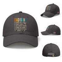 Funny Dad Baseball Cap Retro Dad Bank Fathers Day