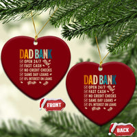Funny Dad Ceramic Ornament Retro Dad Bank Fathers Day