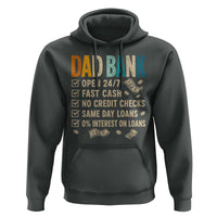 Funny Dad Hoodie Retro Dad Bank Fathers Day