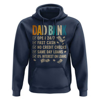Funny Dad Hoodie Retro Dad Bank Fathers Day