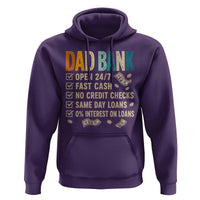 Funny Dad Hoodie Retro Dad Bank Fathers Day