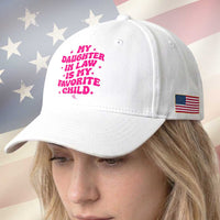 My Daughter in Law is My Favorite Child Baseball Cap Parents-In-Law Fathers Mothers Day Gifts