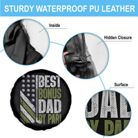 Best Bonus Dad By Par Spare Tire Cover Step Dad Golf American Flag Fathers Day Gift For Golfers