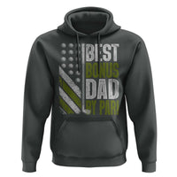 Best Bonus Dad By Par Hoodie Step Dad Golf American Flag Fathers Day Gift For Golfers