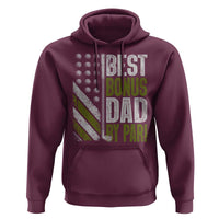 Best Bonus Dad By Par Hoodie Step Dad Golf American Flag Fathers Day Gift For Golfers